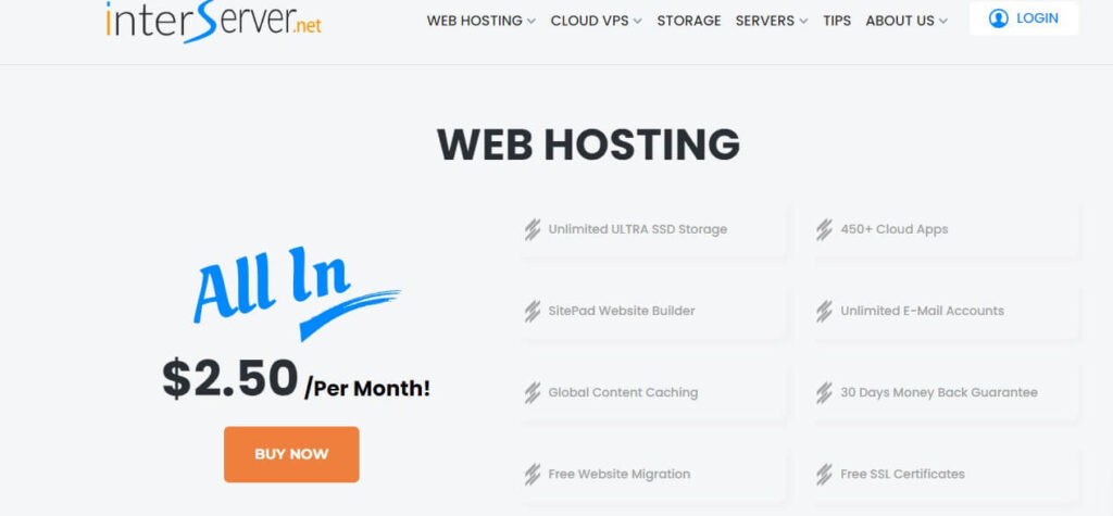 InterServer pricing